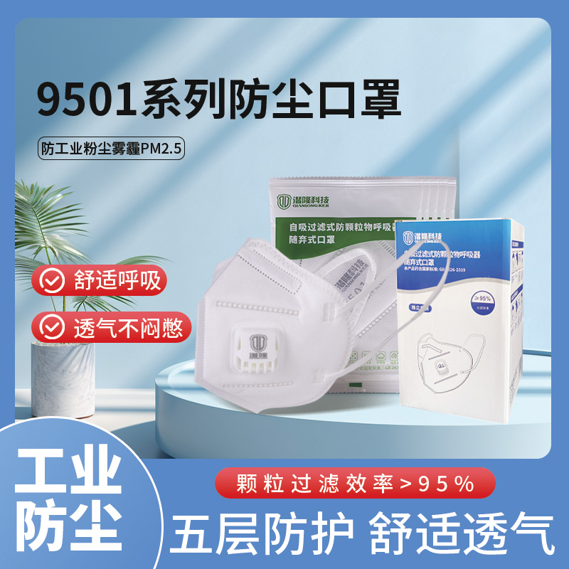 9501系列折疊防顆粒物口罩